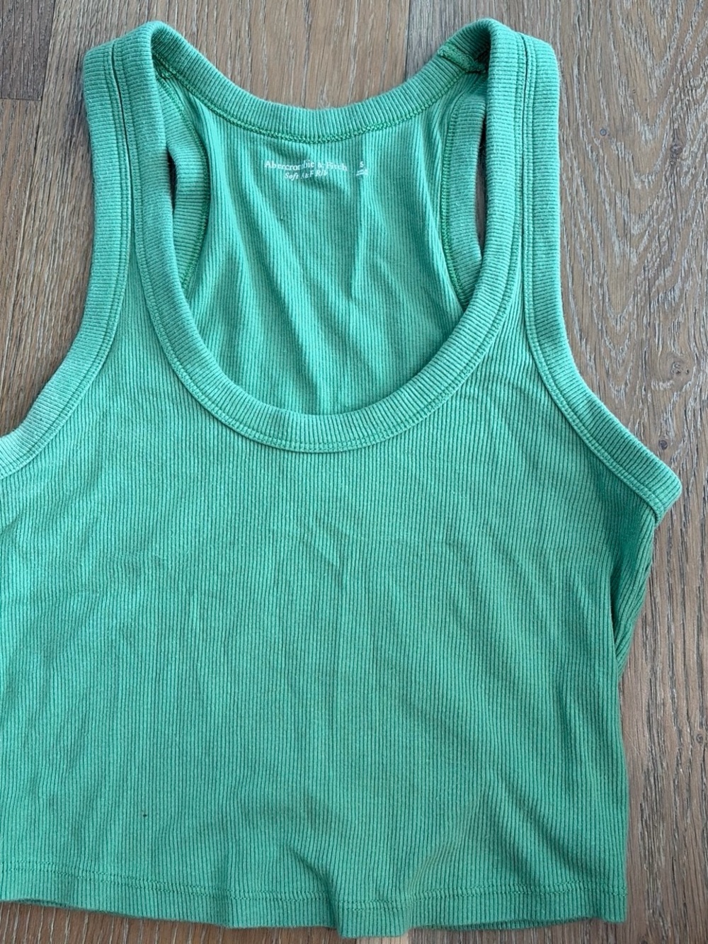 Abercrombie & Fitch Mint Green Ribbed Tank